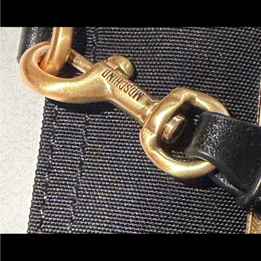 Moschino Couture Black and Gold Pouch - Picture 5 of 6
